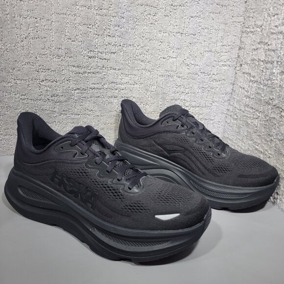 Hoka One One Bondi 9 Women's Size US 12B Black Athletic Running Sneakers. - Picture 6 of 12